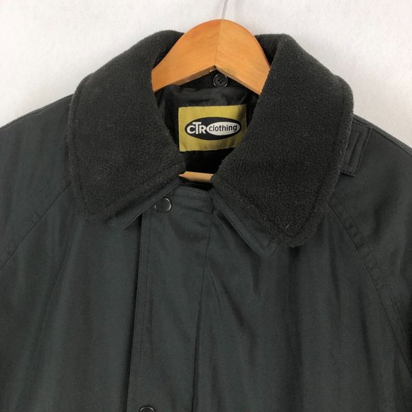 CTR Clothing Men's Size Medium Black Winter 3 in 1 Overcoat Jacket - Picture 3 of 15